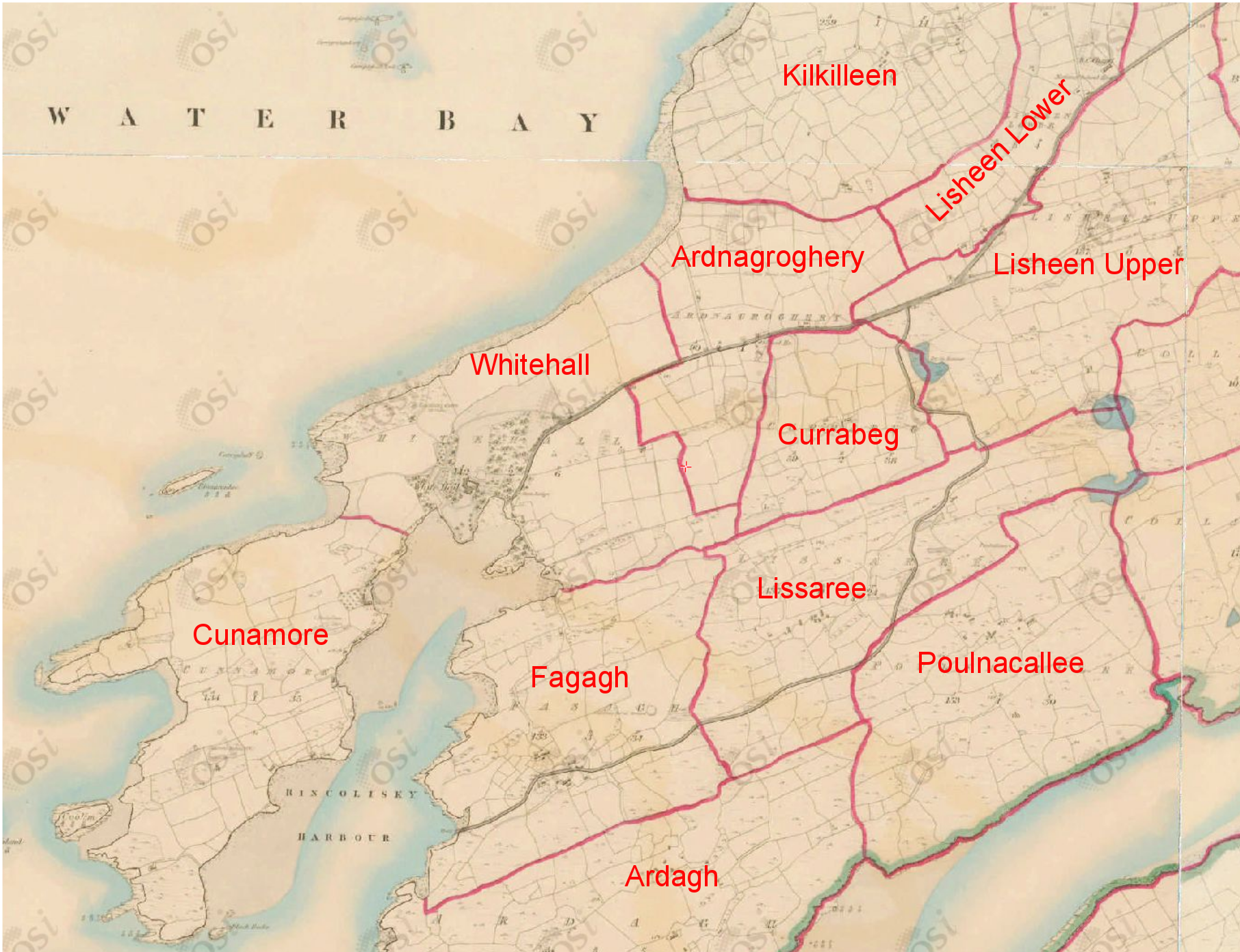 whitehall map